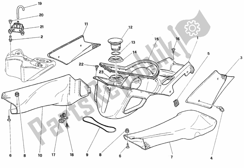 Todas las partes para Consumo de Ducati Superbike 916 R 1997